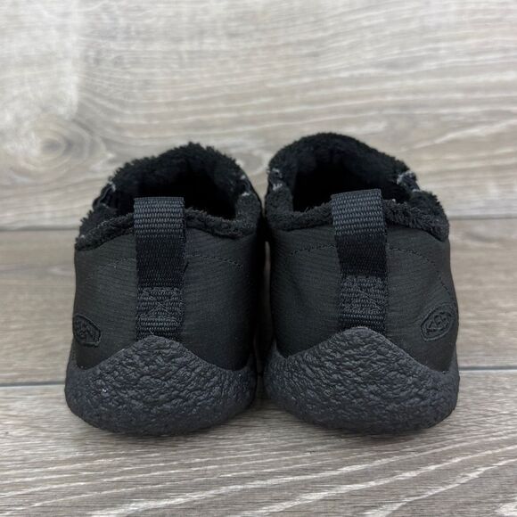 Keen Howser II Women’s Sz 7.5 Black Quilted Faux Fur Lined Warm Slip On Boots - Picture 4 of 11